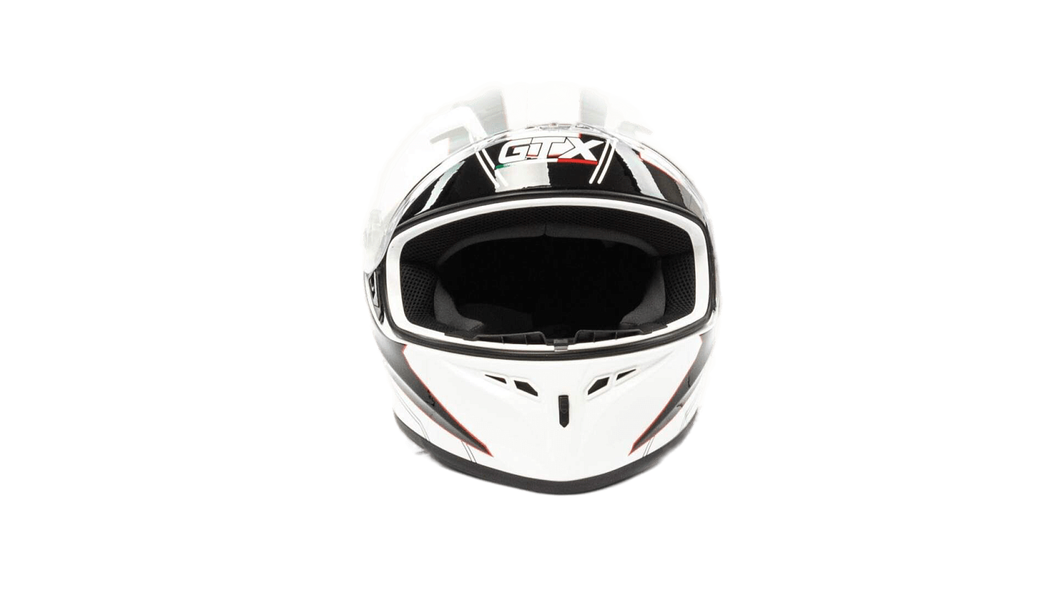 Шлем мото интеграл GTX 578 WHITE/BLACK/RED